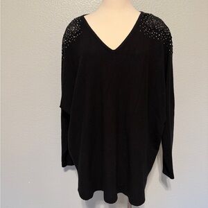 Milano Black Knit Top